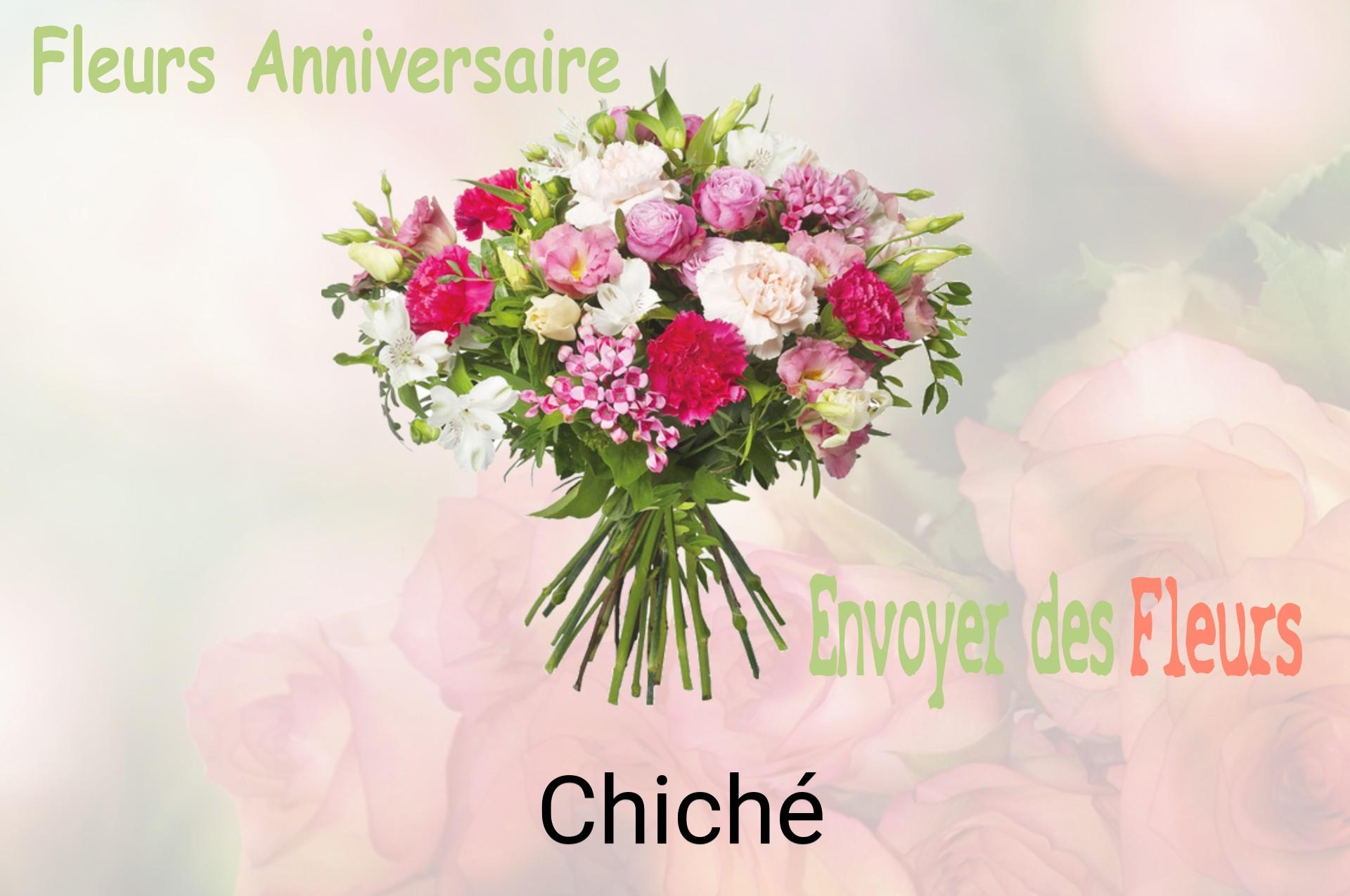 Bouquet de fleurs d’anniversaire livré à Chiché